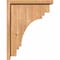 Ekena Millwork Pescadero Smooth Corbel w/Backplate, Western Red Cedar, 5 1/2"W x 14"D x 18"H COR06X14X18PEC01SWR - alternate 2